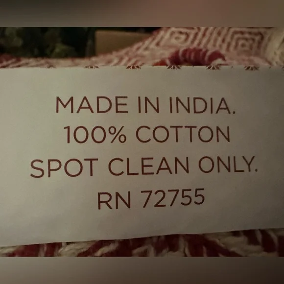 Table Runner Merry Christmas/ valentines 72”x14” like new - Picture 5 of 6